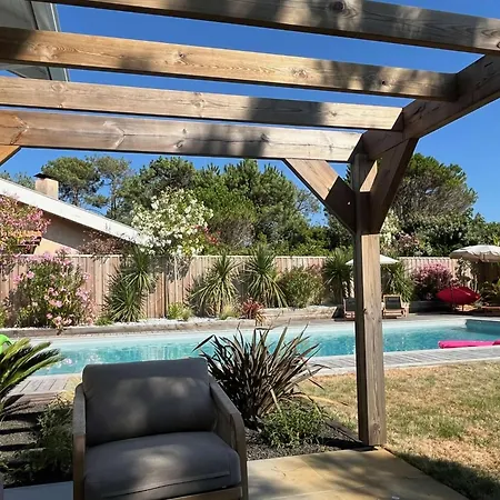 Villa Avec Piscine Pour 12 Personnes Biscarrosse-Plage